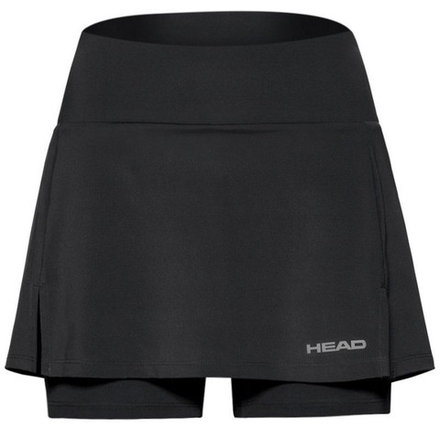 Теннисная юбка Head Club Basic Skort - черный