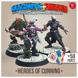 Комплект миниатюр Magnetic Heroes: Heroes of Cunning