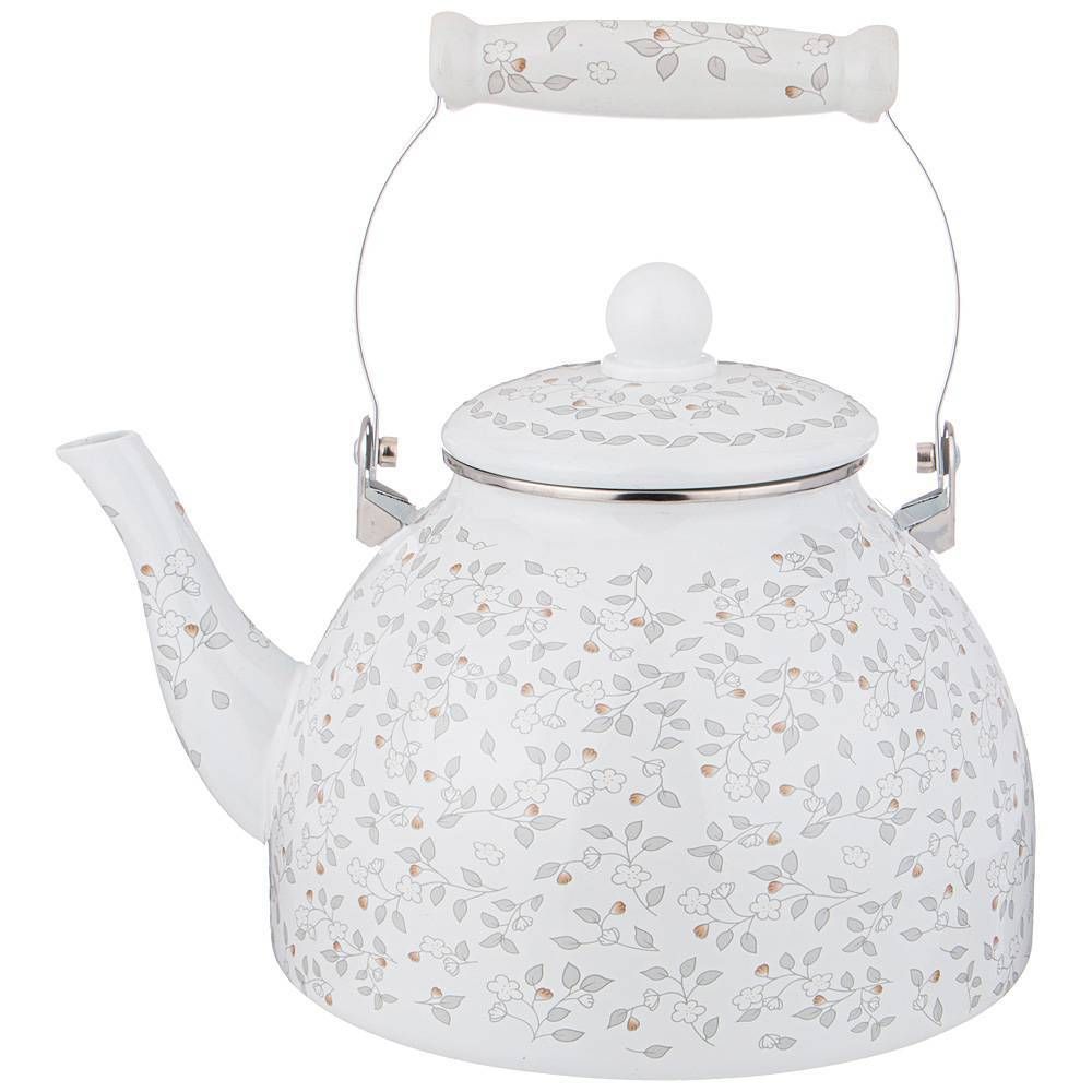 ЧАЙНИК AGNESS ЭМАЛИРОВАННЫЙ СЕРИЯ "ВИВЬЕН" 4 Л