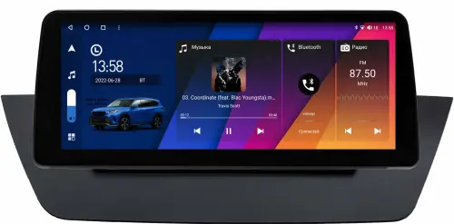 Магнитола для BMW X1 (E84) 2009-2014 - Canbox H-Line 3100 монитор 12.3" QLED в стиле BMW на Android 10, Быстрая, ТОП-процессор, CarPlay, 4G SIM-слот