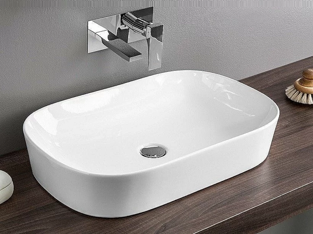 Раковина накладная Artceram Ghost 64,5 GHL002 01 00 белая