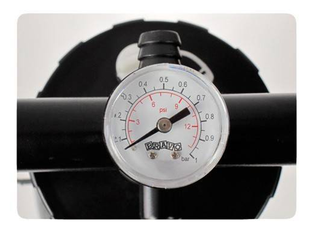 Насос для лодки ручной BRAVO 6М (2x2500 cc max 600mbar) с манометром