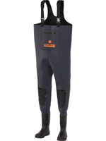 Полукомбинезон забродный Norfin SHADOW NEOPRENE BOOTFOOT р.43-M-S с сапогами резина