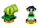 LEGO Dimensions: «Суперкрошки» Пестик (Fun Pack) 71343 — The Powerpuff Girls (Buttercup and Mega Blast Bot) (Fun Pack) — Лего Измерения