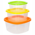 Набор контейнеров квадратных BioFresh (0,23|0,5|0,9л)