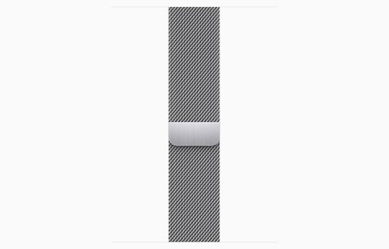 Умные часы Apple Watch Series 9 45 мм Steel Case GPS + Cellular, Silver Milanese Loop