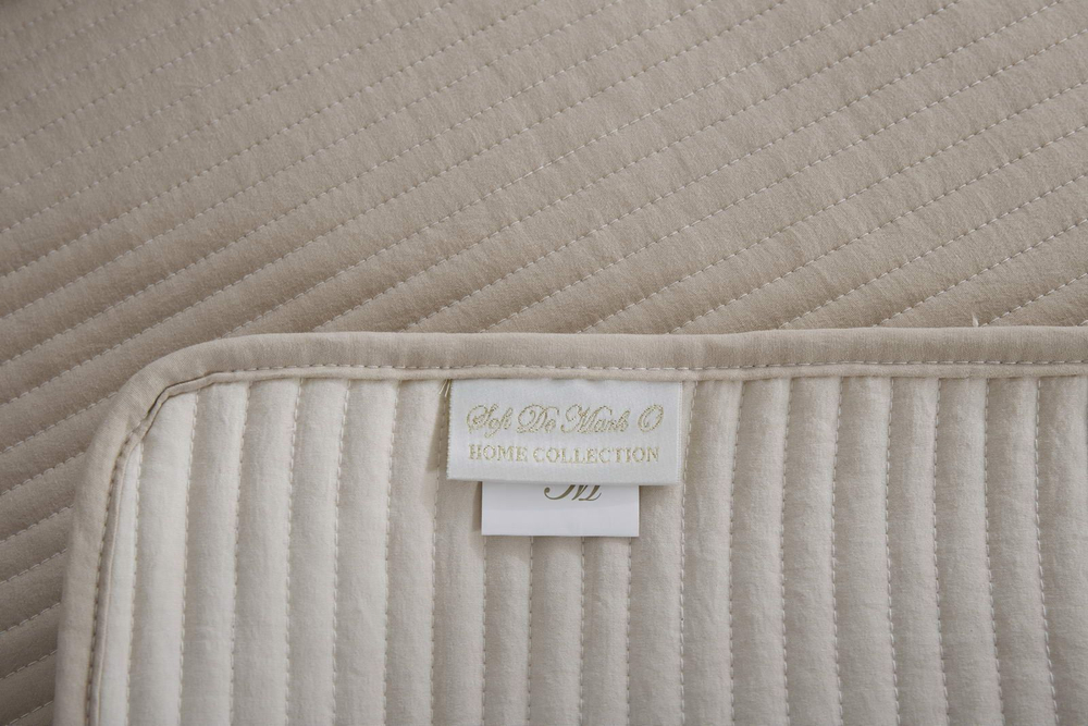 Покрывало 230x250 и 2 наволочки 50х70 Sofi De MarkO Жаклин бежевое