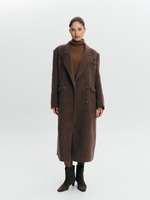 Двубортное пальто