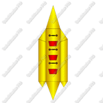 Водный банан, мест для посадки 3, без усиления