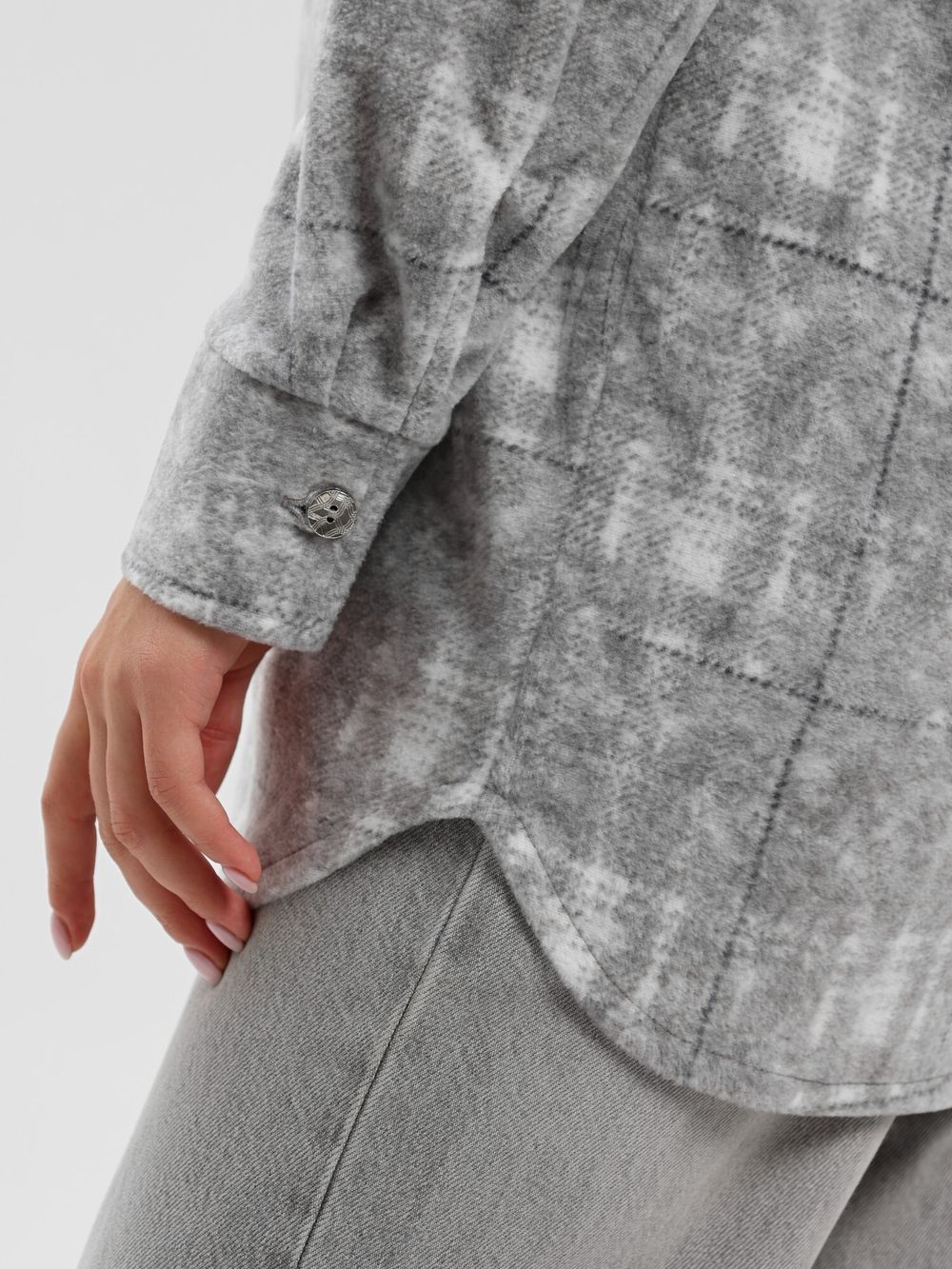 Рубашка Вселенная Виотекс СЕРЫЙ