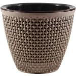 Кашпо для цветов пластиковое 2,25л d-17,5 см «Ротанг» Мокачино