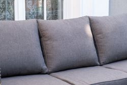 "Палермо" лаунж-зона из искусственного ротанга, цвет соломенный