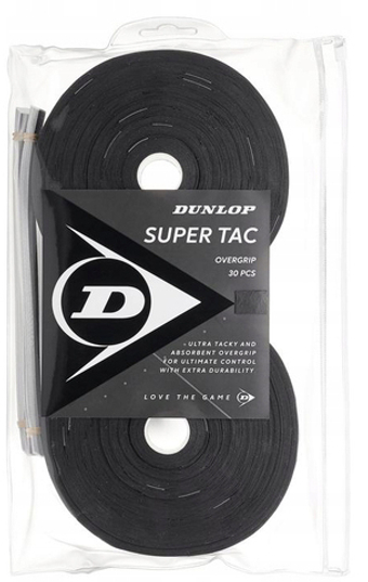 Теннисные намотки Dunlop Super Tac 30P - black