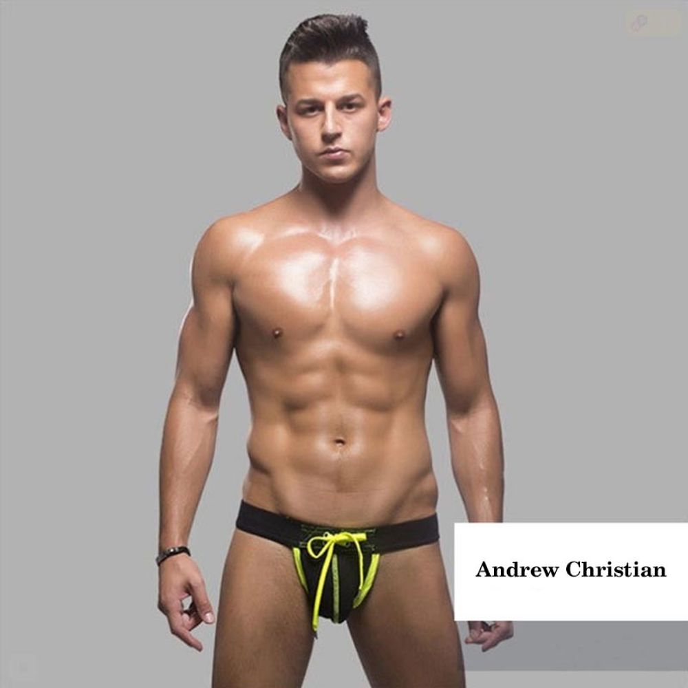 Мужские трусы Andrew Christian Jock Blue джоки черные