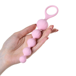 Набор из 2 цветных анальных цепочек 20,5см Satisfyer Love Beads