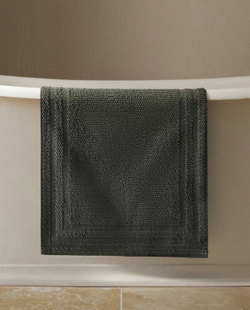 Zara Home - Нескользящий коврик для ванной из хлопка, серый, 50x70 см