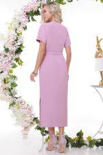 Длинное сиреневое платье с разрезами DStrend (Акция)