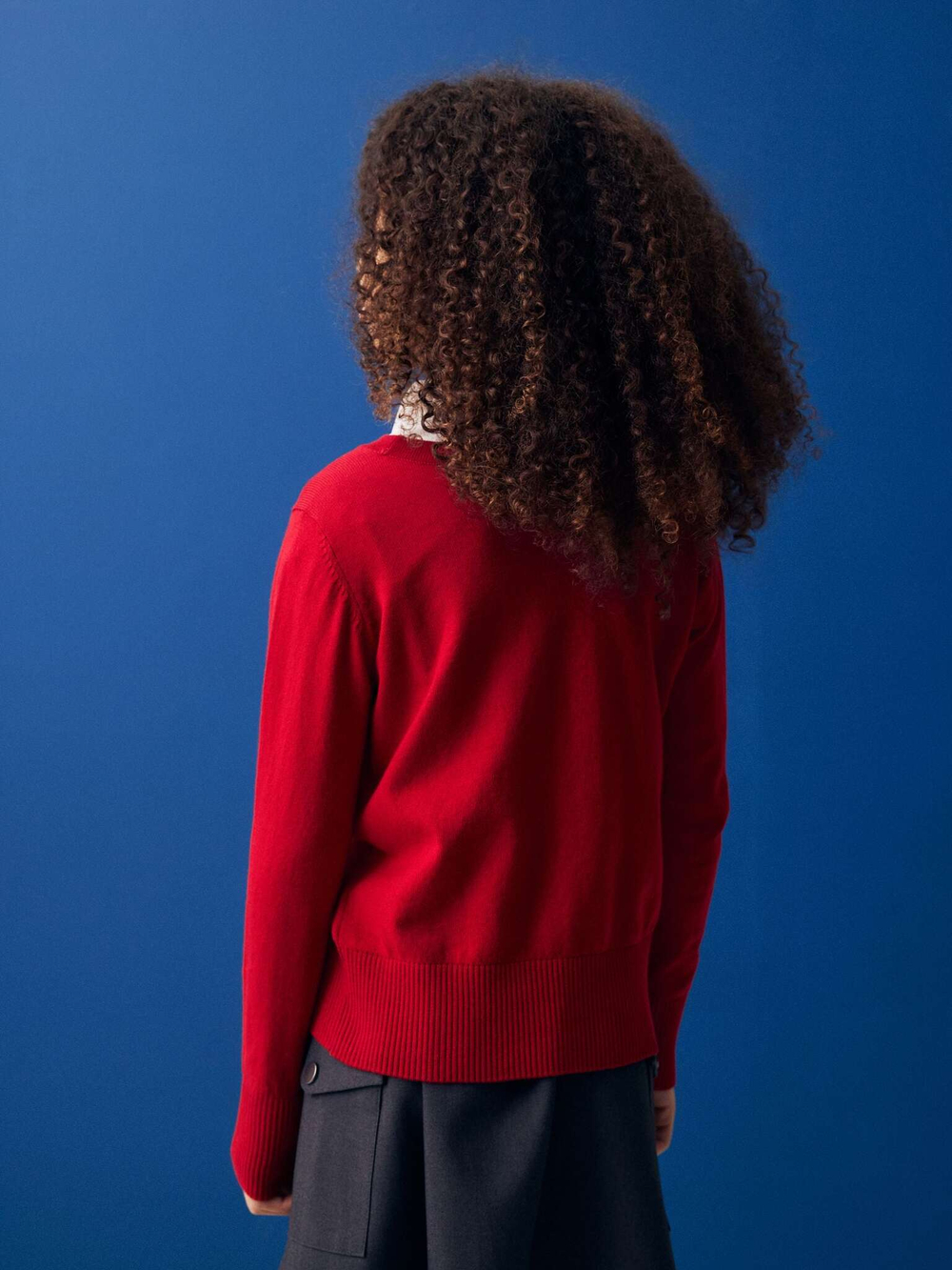 Кардиган школьный для девочки Next 114-415, Красный