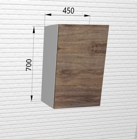 Лофт Дуб бурый П 450