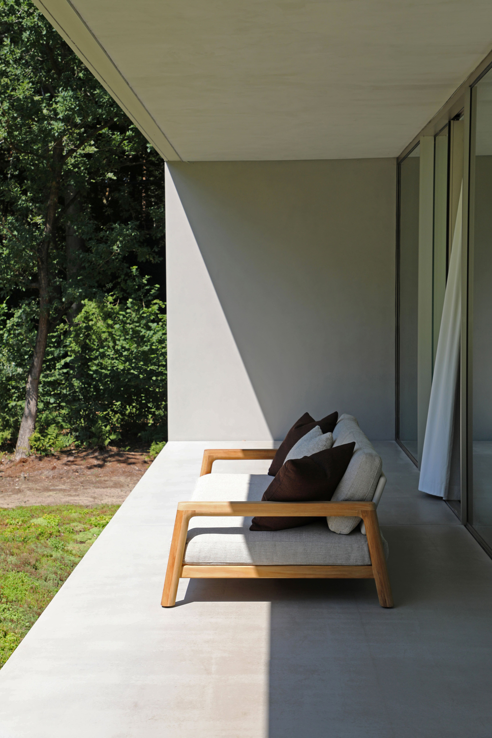 Комплект лаунж мебели натуральный/бежевый, тик