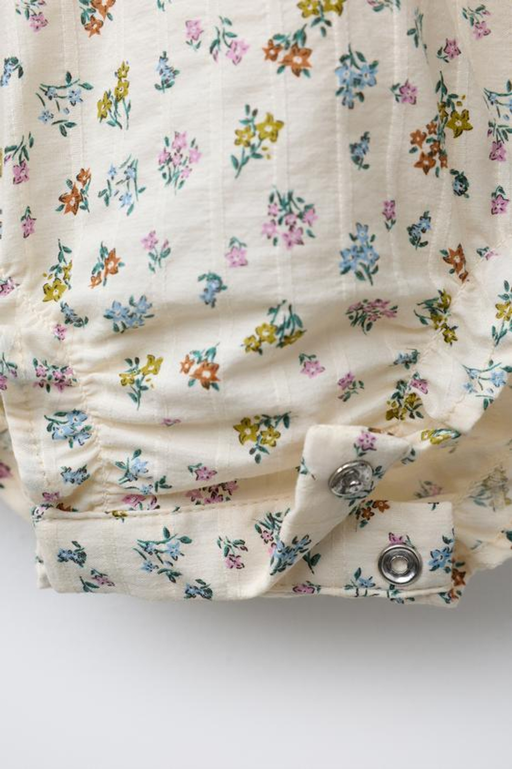 ZARA БОДИ С ЦВЕТОЧНЫМ ТЕКСТУРНЫМ РИСУНКОМ, СЛОНОВАЯ КОСТЬ