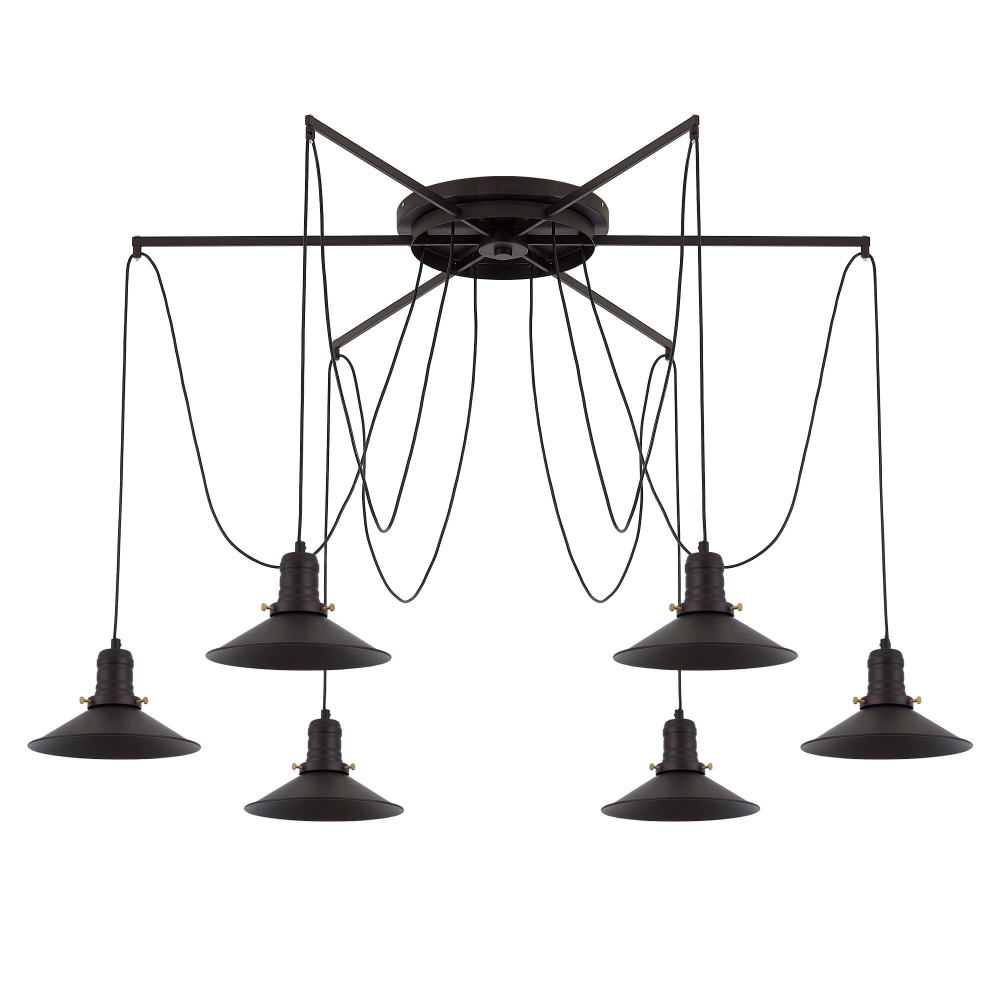 Citilux Эдисон CL451262 Люстра паук Венге