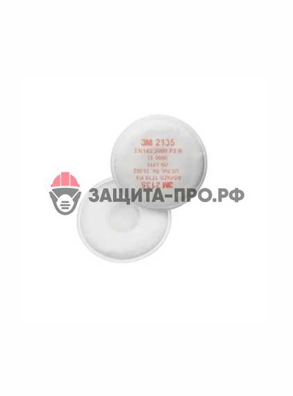 Противоаэрозольный фильтр 3M 2125 Р3, многоразовый, 1 шт