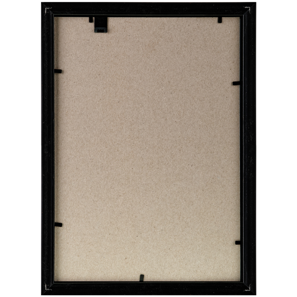 Рамка пластиковая, OfficeSpace, №2, темный орех, стекло, 21х30 см