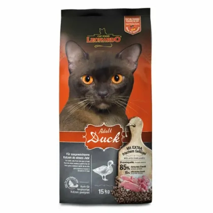 LEONARDO Adult Duck/Леонардо Эдалт Утка Сухой корм для взрослых кошек с мясом утки