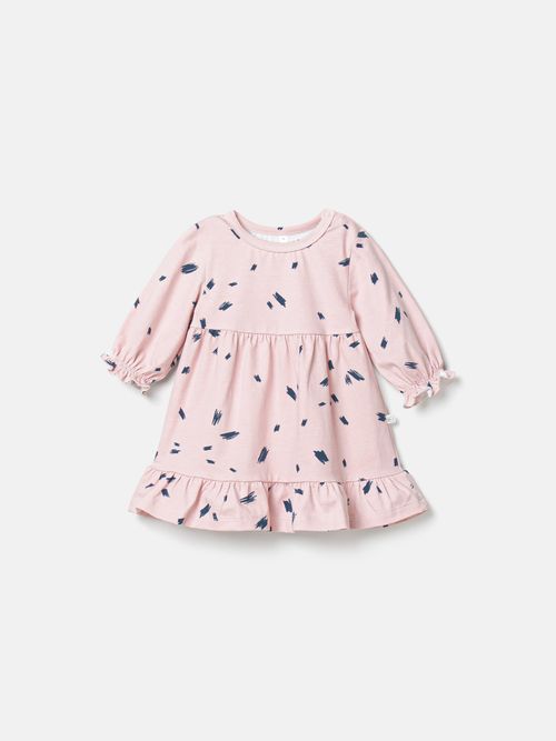 Платье с оборкой 