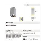 Спот 71-85-5046 warm white silver