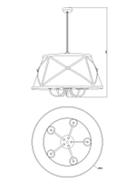 Светильник подвесной Moderli V1260-5P Berta