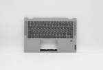 Верхняя панель с клавиатурой (топкейс) для ноутбука Lenovo Flex 5-14ALC05 с подсветкой, серая , раскладка - русская (5CB1C19396)