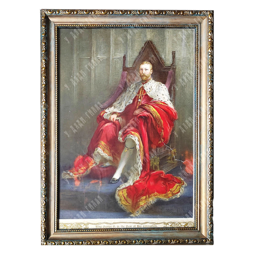 Н/х. Король Георг V в год своей коронации. Хромолитография. Великобритания, 1911.