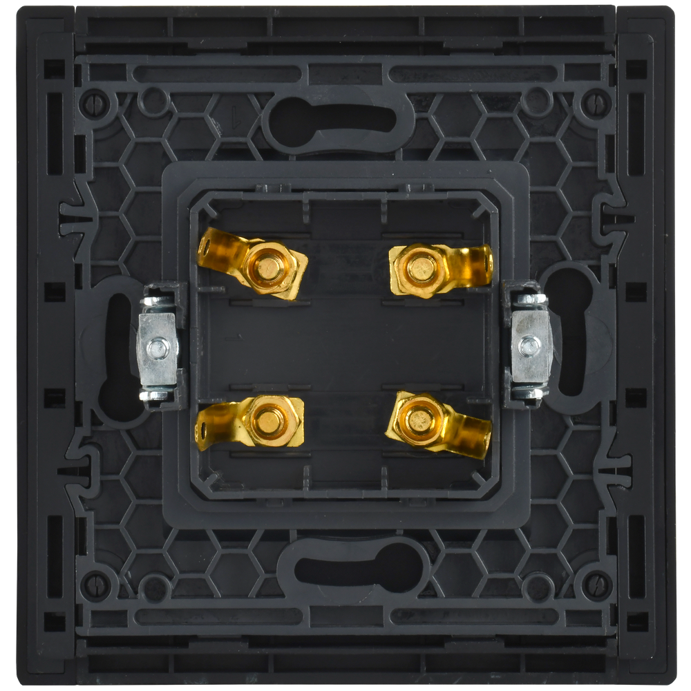 FORTE&PIANO Аудиорозетка 4-местная FP239M металл белый IEK