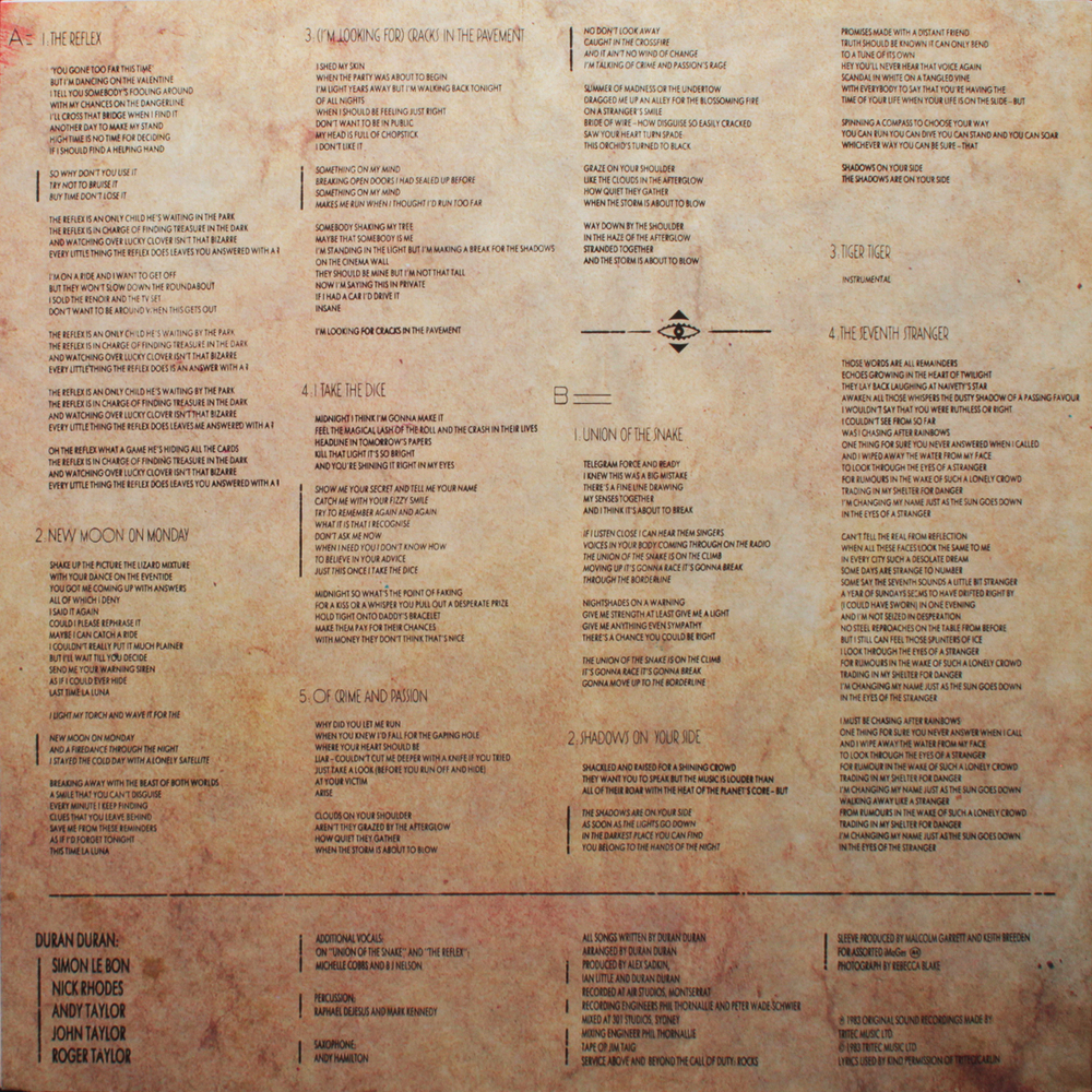 Duran Duran / Seven And The Ragged Tiger (LP)