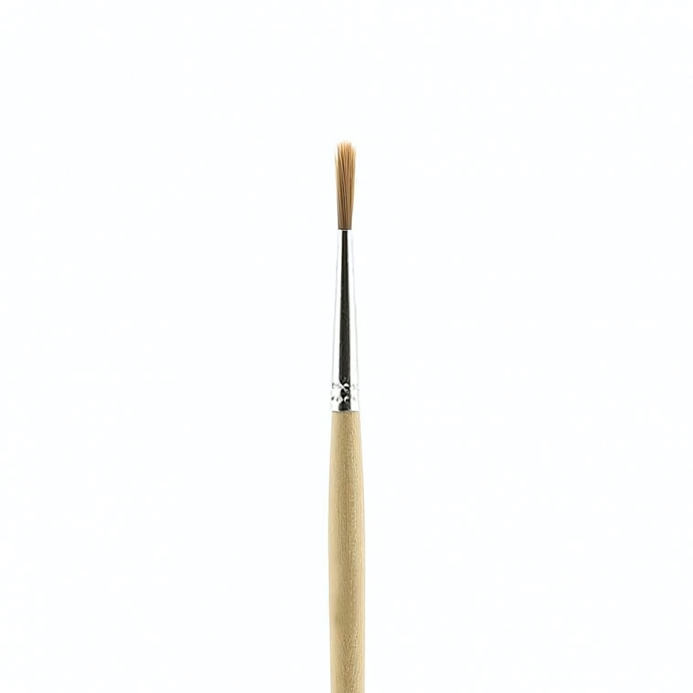 Кисть Синтетика круглая №1 "Школьник" (Альбатрос)