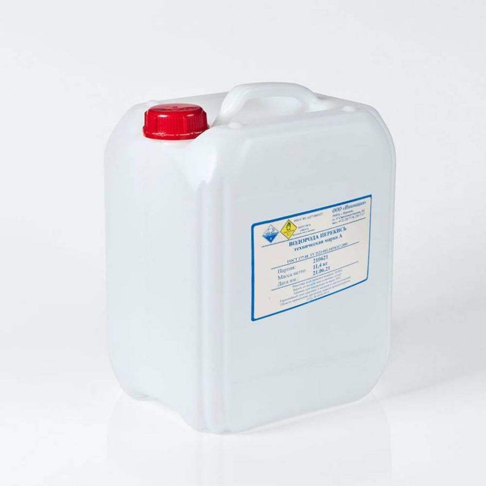Перекись водорода марки 37%А (канистра 11,4 кг)