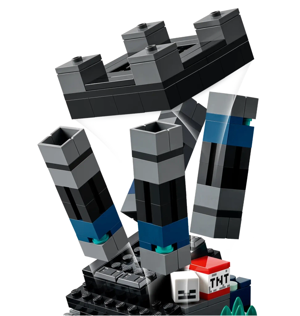 Конструктор LEGO Minecraft 21246 Глубокая Темная битва