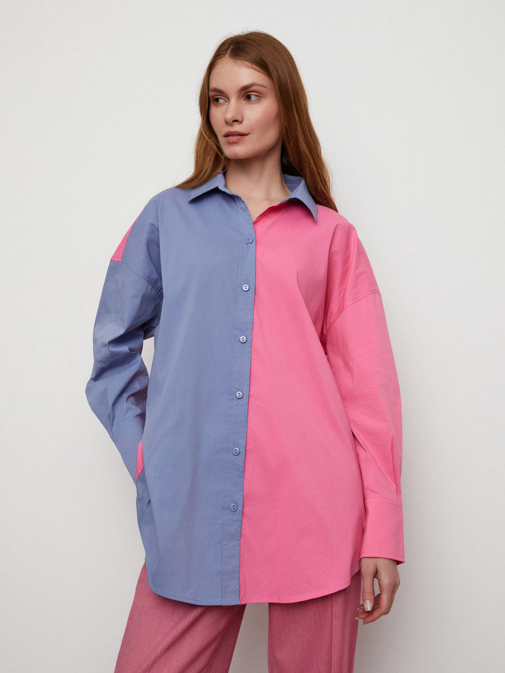 Рубашка Madina Blue_Pink