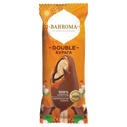 Мороженое Bahroma Курага в двойном шоколаде 75 гр
