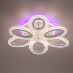 8018/60CL LEDIO LN25 белый/прозрачный металл/акрилл Потолочный светильник c подсв. осн. LED 60W 220V 3000-6000K CLARE