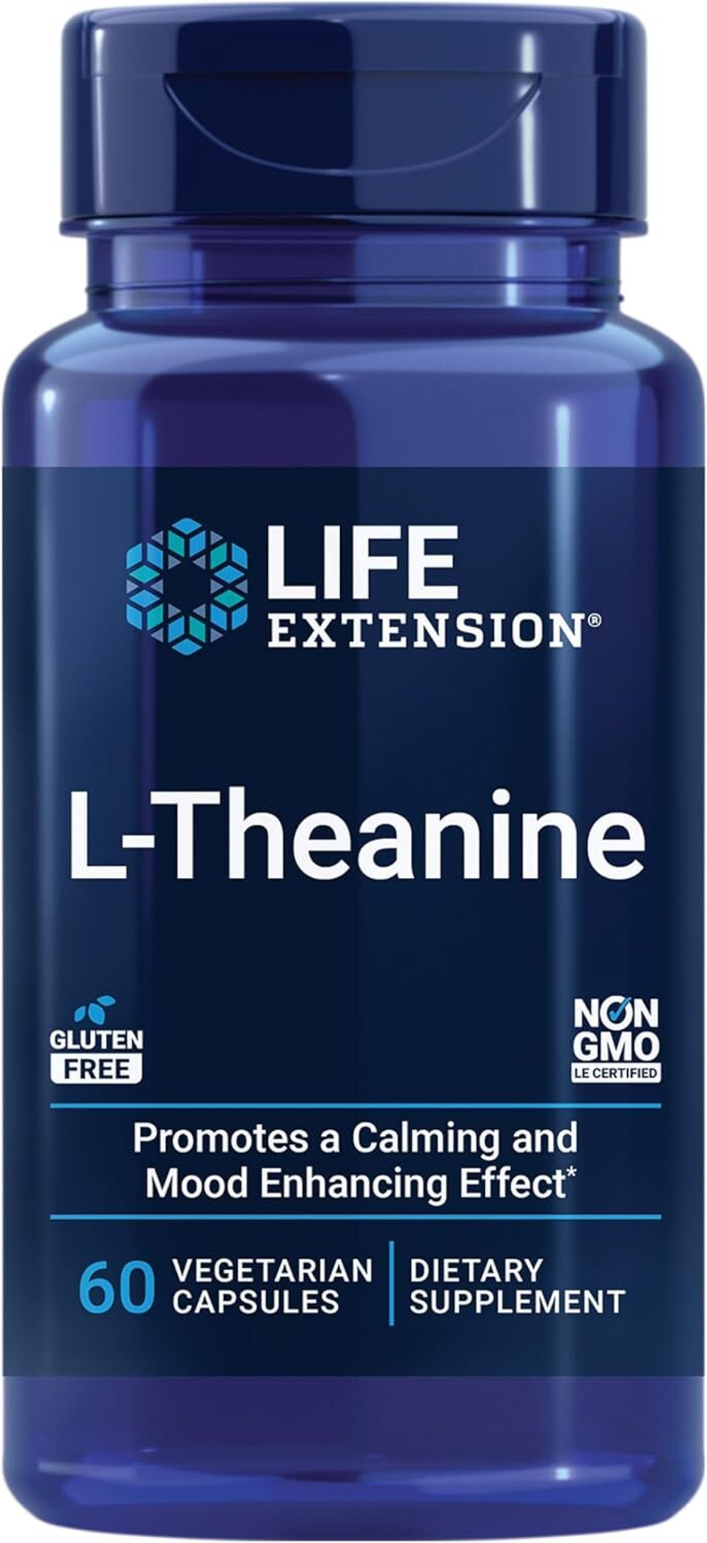 Life Extension L-theanine 60 vegcaps.