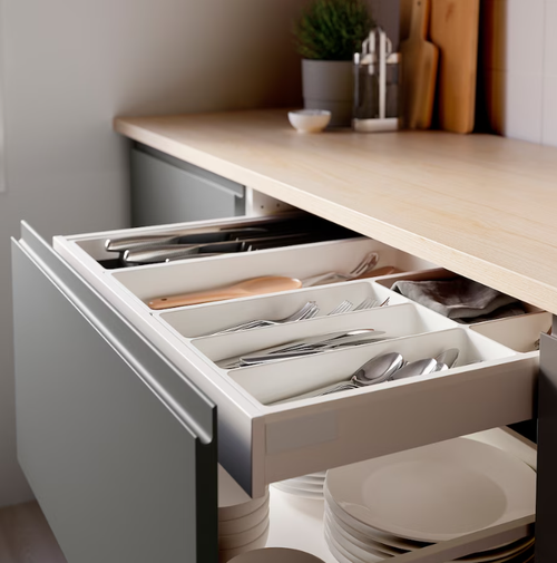 УППДАТЕРА UPPDATERA Лоток для столовых приборов 32x50 см, белый