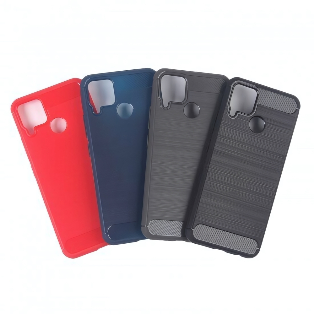 Противоударный чехол для Realme C15, 009508 Темно-синий