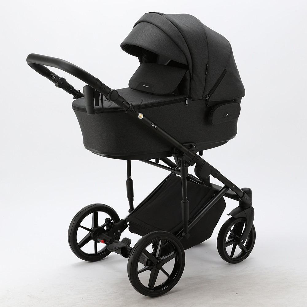 Детская коляска Adamex Zico 3 в 1 Z-TK79 (ТЕМНО-СЕРЫЙ)