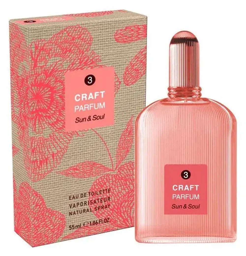 Туалетная вода для женщин CRAFT PARFUM-3 "SUN & SOUL" 55мл Россия