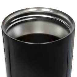 Термокружка нерж, 0.45 л, Daniks, чер, SL-NT014E-BLK-logo2