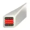 Wireworld Luna 8 Biwire Banana - Banana 2.5m