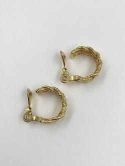 Клипсы полукольца плетёные Sonia Rykiel